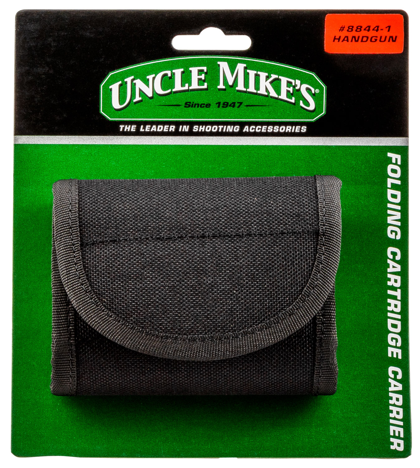 Uncle Mikes 8844 Folding Cartridge Carrier Handgun 12 Rounds Black Nylon