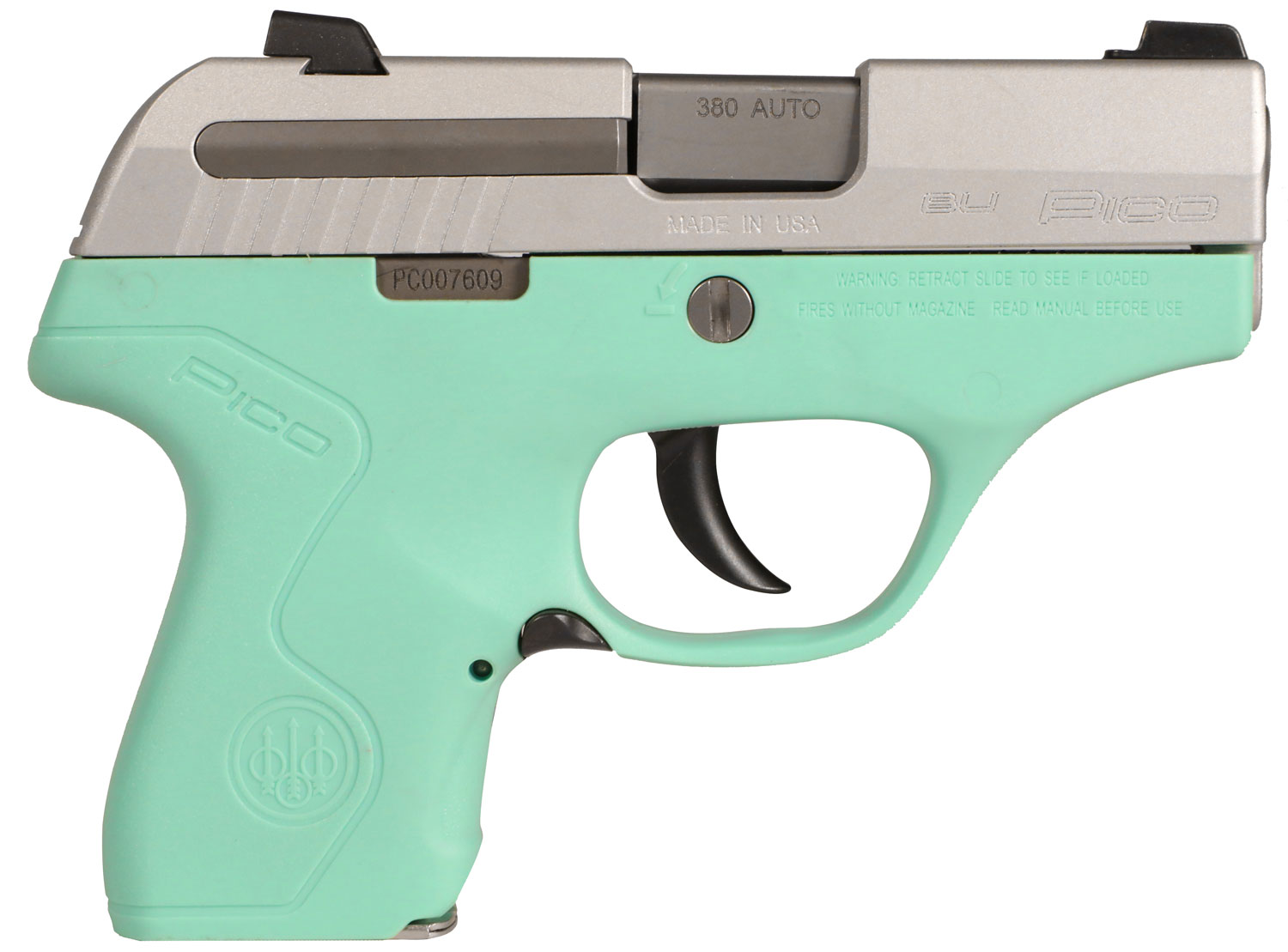 Beretta USA JMP8D75 Pico 380 Double 380 Automatic Colt Pistol (ACP) 2.7