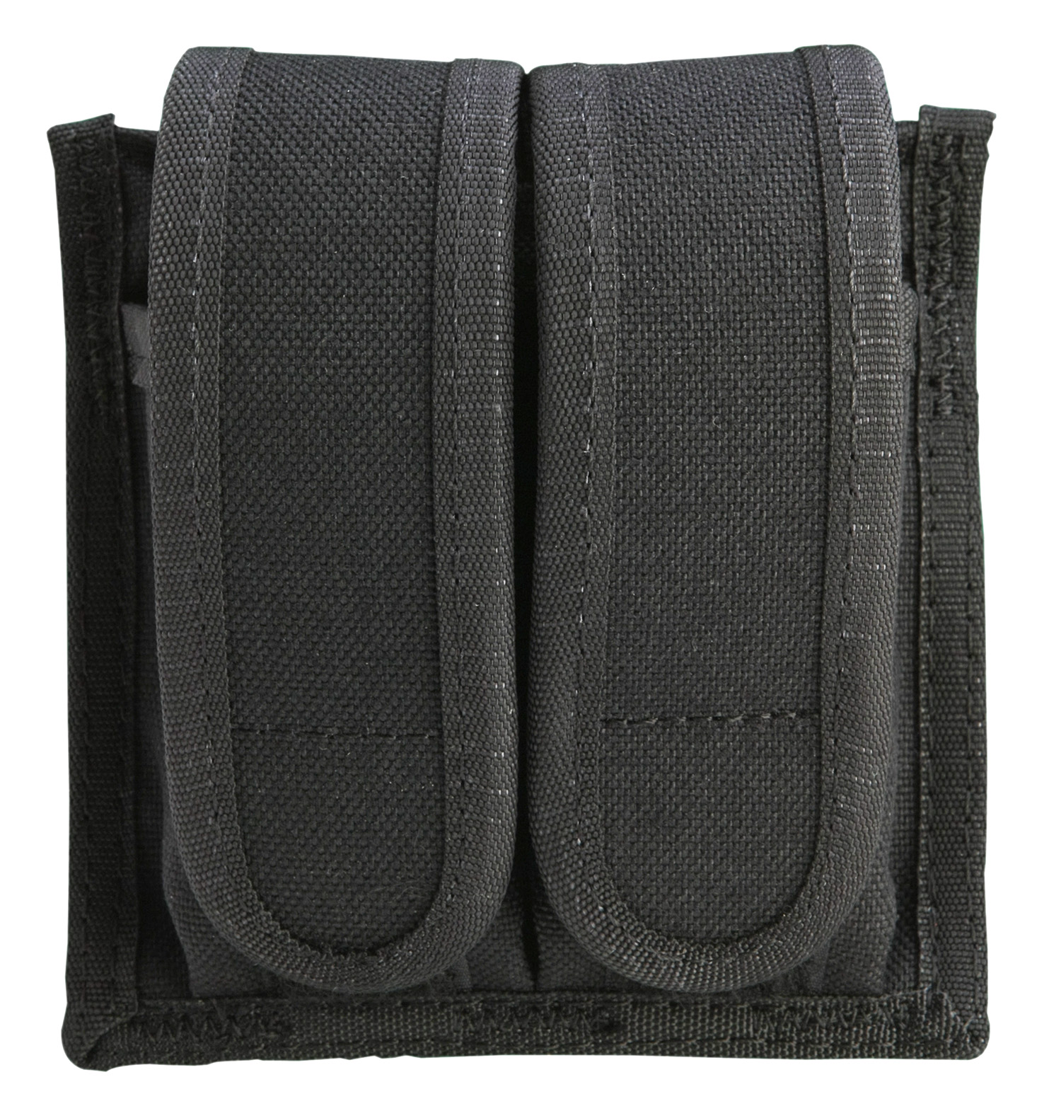 Uncle Mikes 88291 Universal Double Mag Case Black Kodra Nylon Belt Loop Belts 2.25