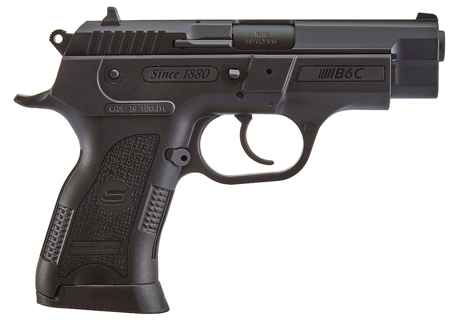 Sar USA B6C9BL B6C Compact 9mm Luger 3.80