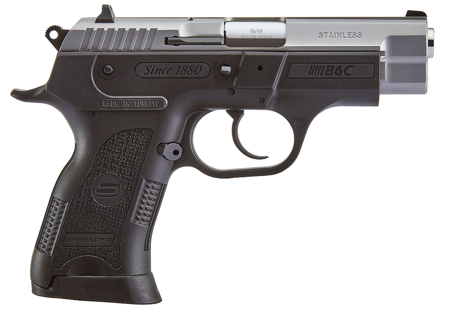 Sar USA B6C9ST B6C Compact 9mm Luger 3.80