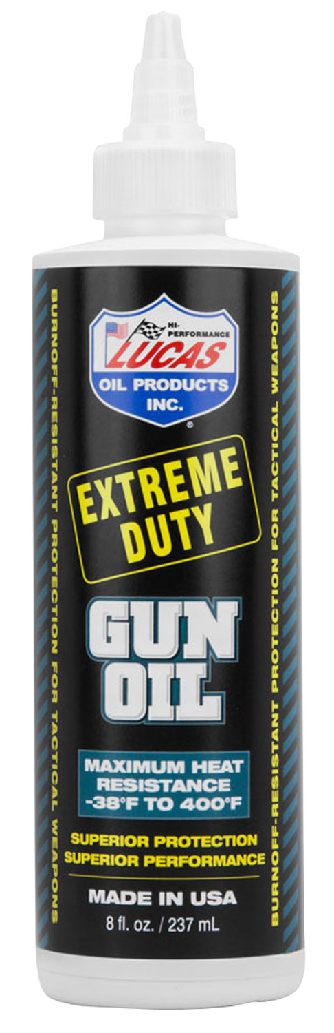 Lucas Oil 10870 Extreme Duty Gun Oil 8 oz Squeeze Bottle