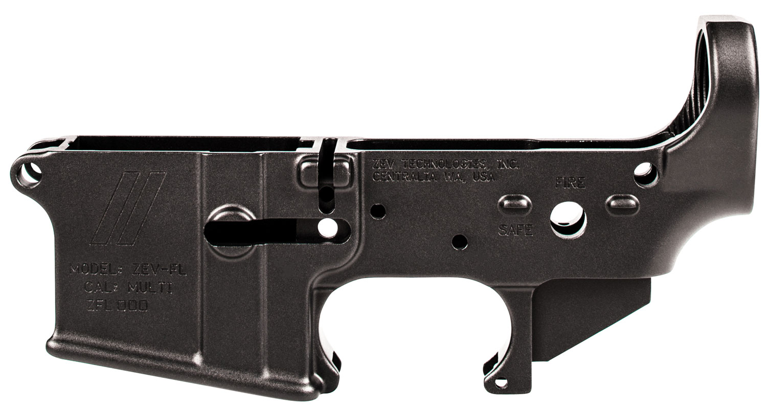 ZEV LR556FOR Forged Lower Receiver  5.56x45mm NATO 7075-T6 Aluminum Black Anodized for AR-15
