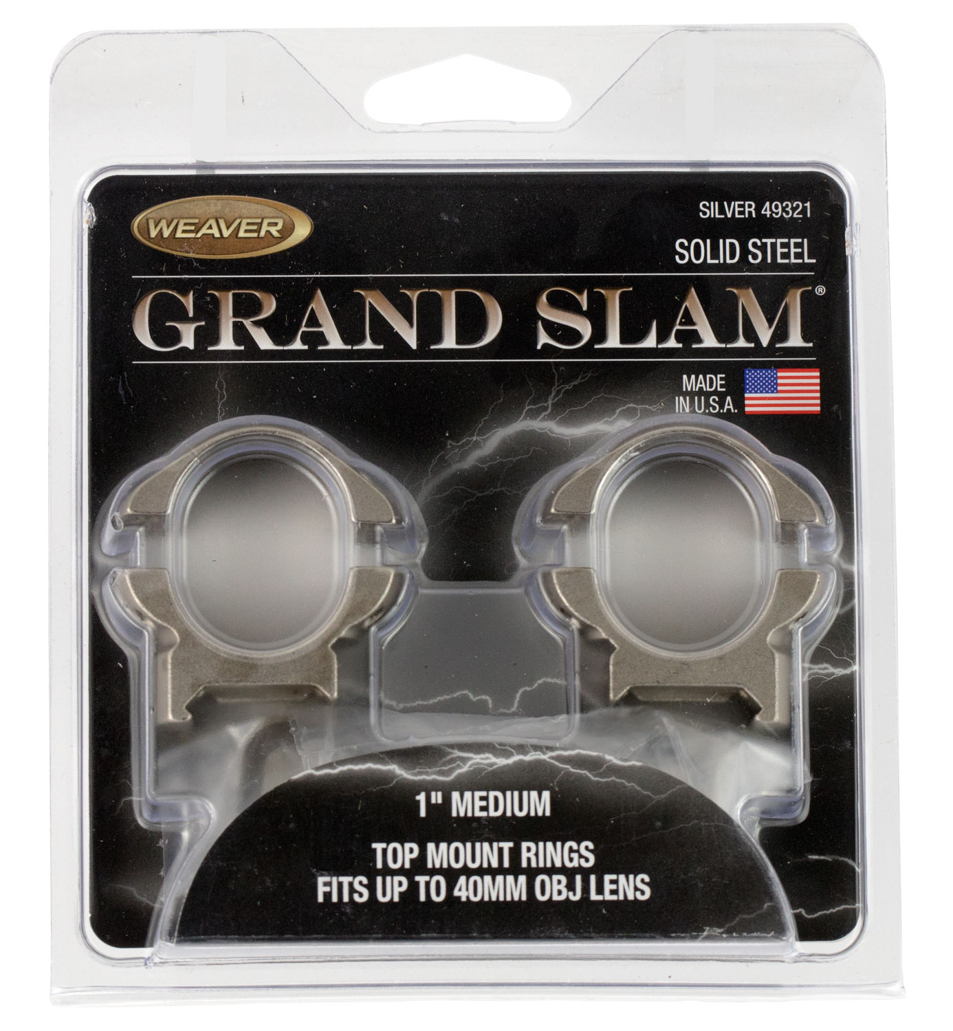 Weaver Mounts 49322 Grand Slam  Silver 1
