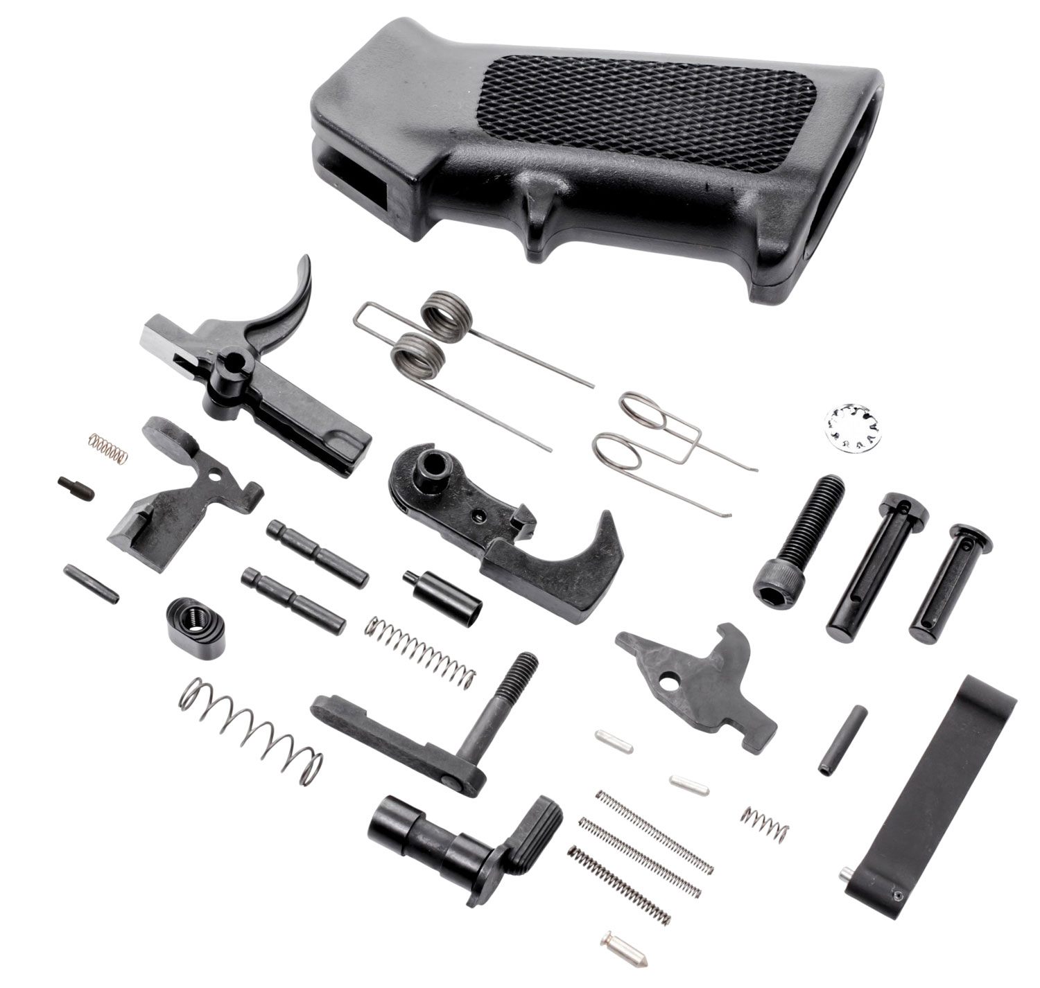 CMMG 55CA6B8 Lower Parts Kit  AR-15 Single-Stage Trigger Ambidextrous Lever Safety Black
