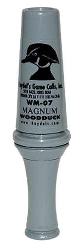 Haydels Game Calls WM07 Magnum  Open Call Single Reed Wood Duck Sounds Attracts Ducks Gray Acrylic