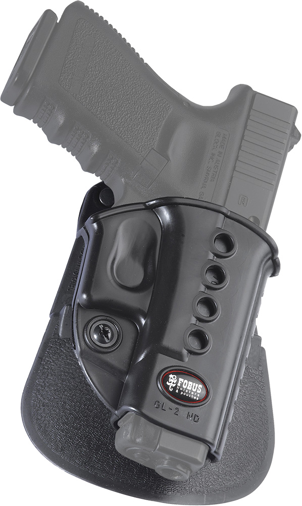 Fobus GL2E2 Evolution Belt Paddle Fits Glock 17/19/22/23/26/27/33/34/35 Plastic Black