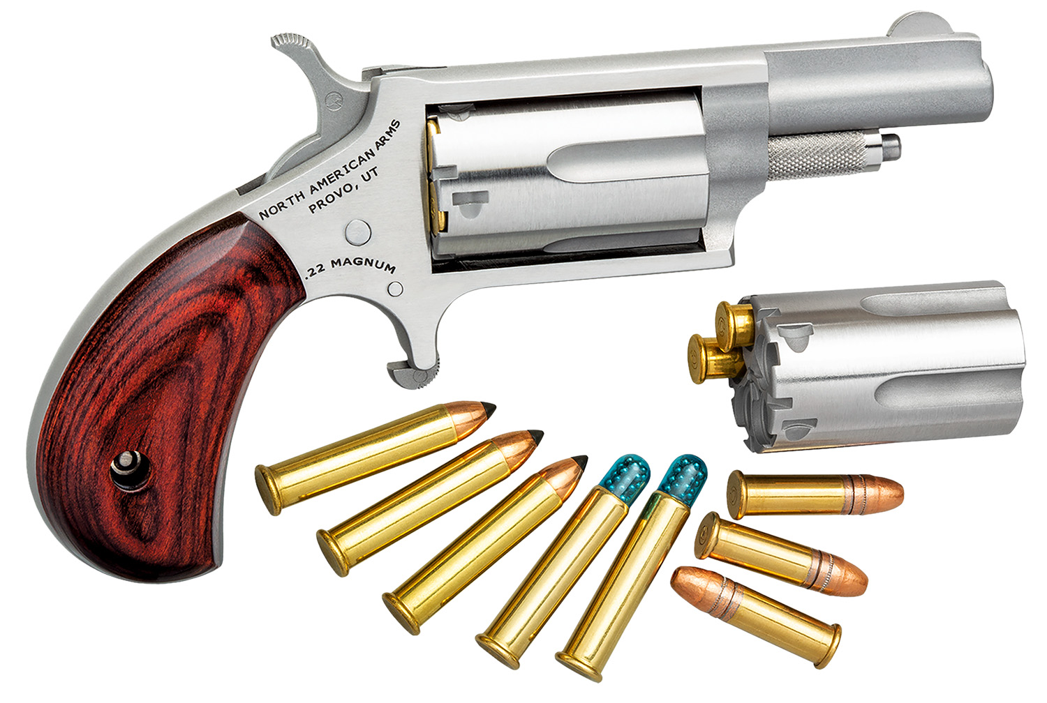 North American Arms NAA-22MC NAA Mini Revolver 22LR/22 Mag, 1.625 in