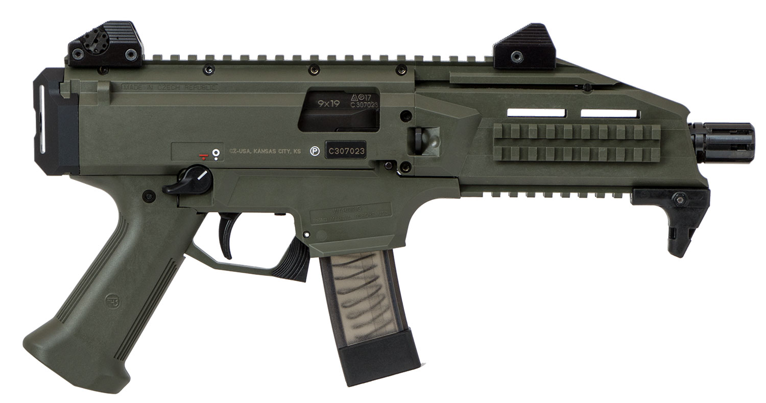 CZ-USA 91355 Scorpion EVO 3 S1  9mm Luger Caliber with 7.72