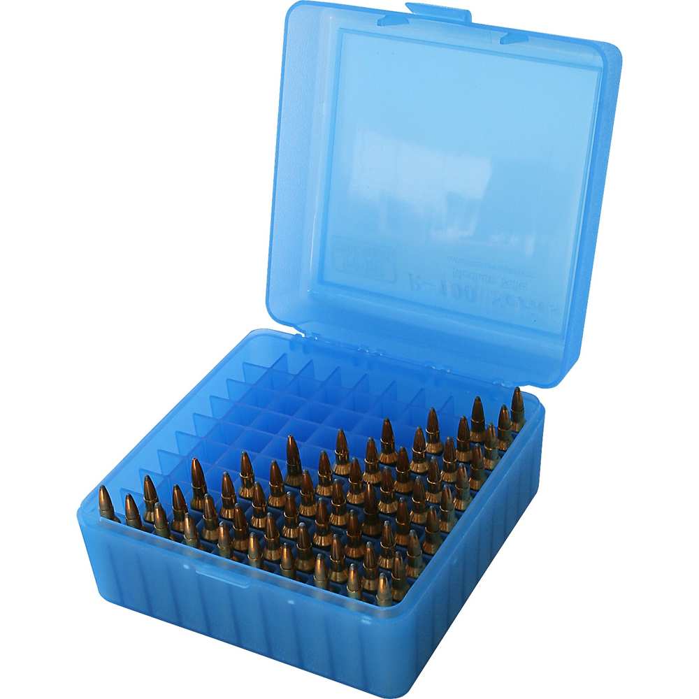 MTM RM-100-24 Case-Gard Ammo Box 100 Round Flip-Top 22-250 243 308