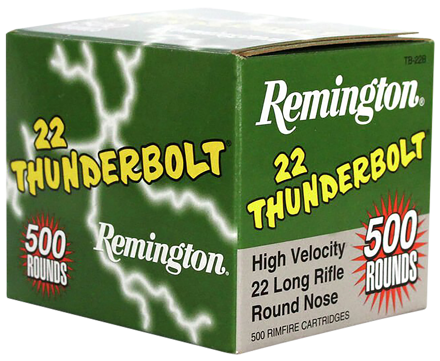 Remington Ammunition 21241 Thunderbolt  22 LR 40 gr Round Nose (RN) 500 Bx/10 Cs