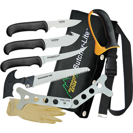Outdoor Edge Butcher Lite Kit  <br>  8 Piece Set