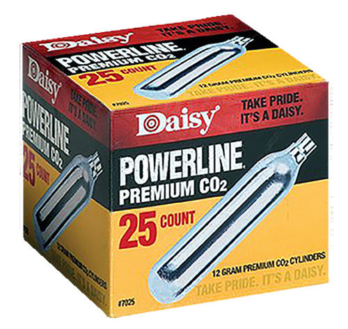 Daisy 7025 Powerline CO2 Cylinder 12 gram 25 Per Pack