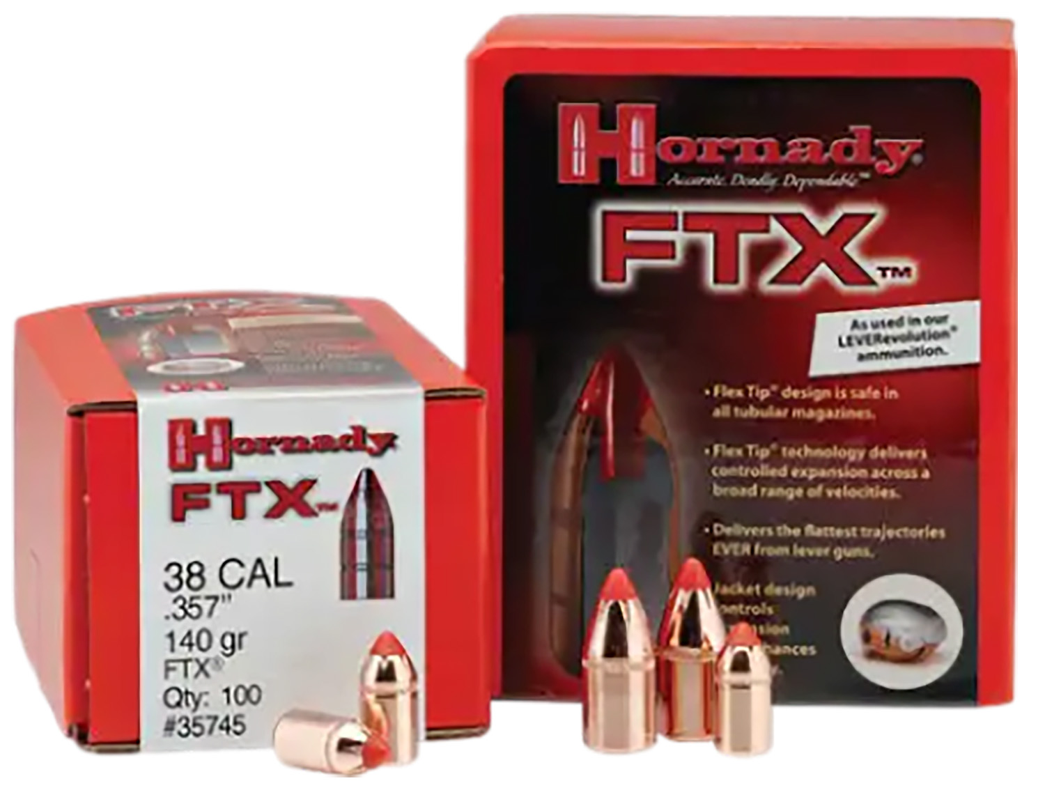 Hornady FTX Pistol Bullets