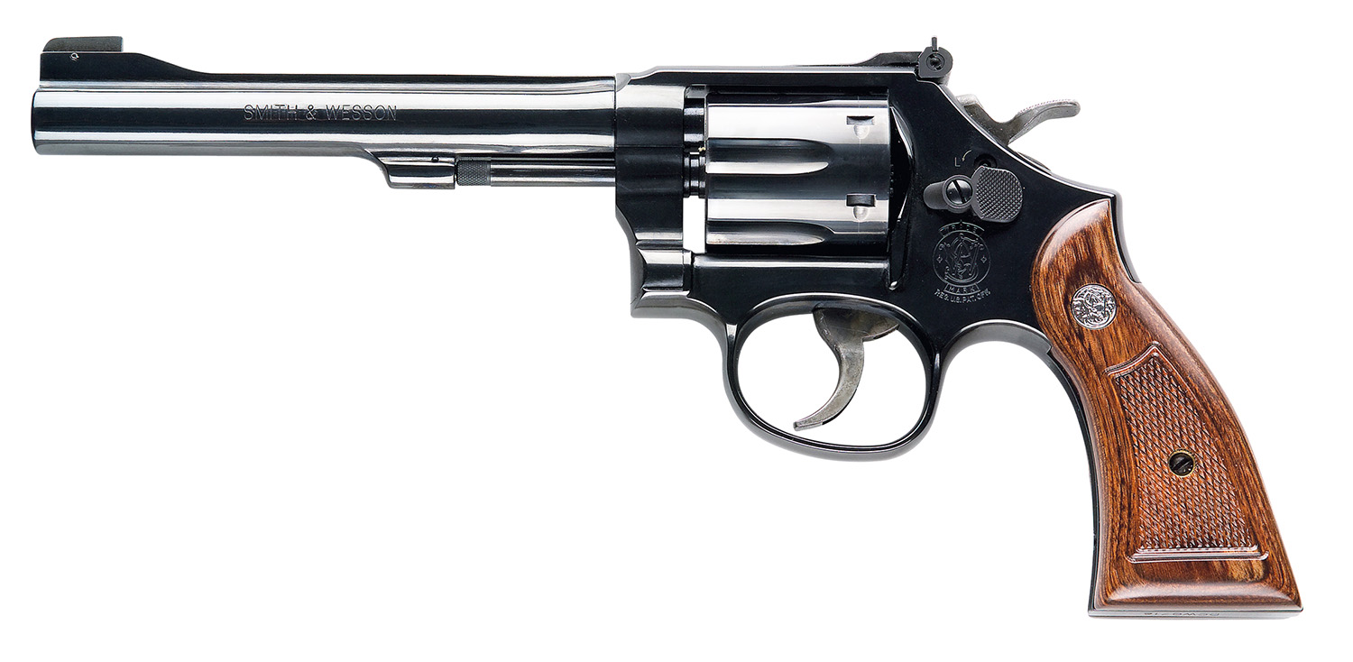 Smith & Wesson 150477 Model 17 Masterpiece *CA Compliant 22 LR Bright Blued Carbon Steel 6