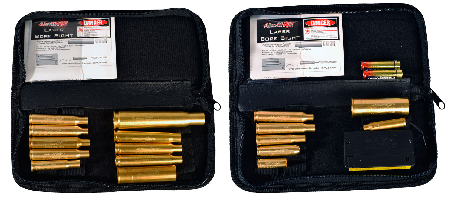 Aimshot KTMASTERRED Master Rifle Laser Boresighter Kit Multiple Brass
