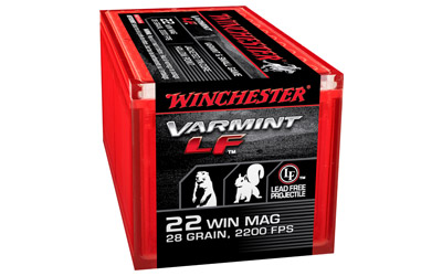 Winchester Ammo X22MHLF Varmint LF  22 WMR 25 gr Polymer Tip NTX 50 Per Box/ 40 Case
