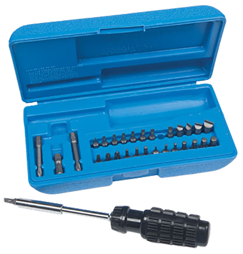 Pachmayr 03047 Pro Driver Screwdriver Set Blue 31 Pieces