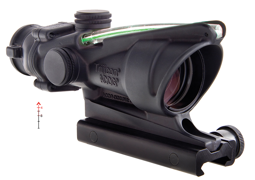 TRIJICON ACOG 4X32 .223 GRN CHEVRON