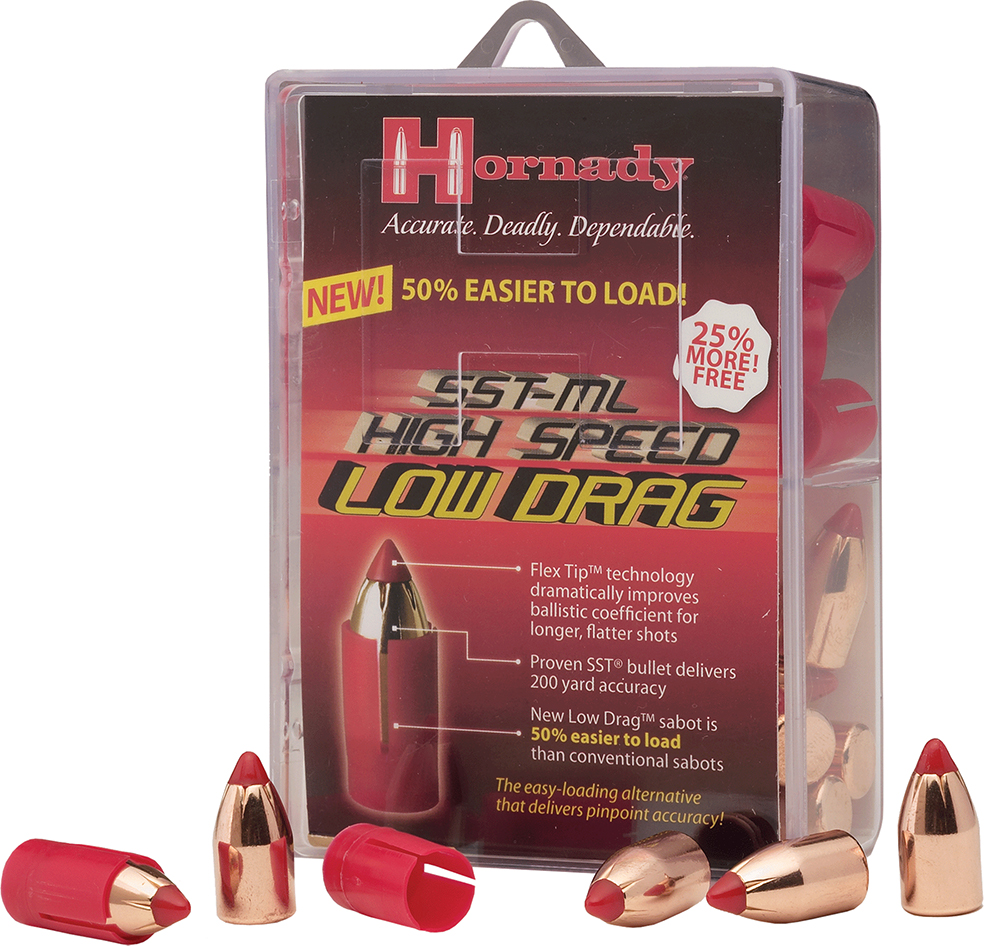 Hornady Muzzleloading Sabots with Bullets  <br>  50 Cal. 250 gr. Monoflex Low Drag 20 rd.