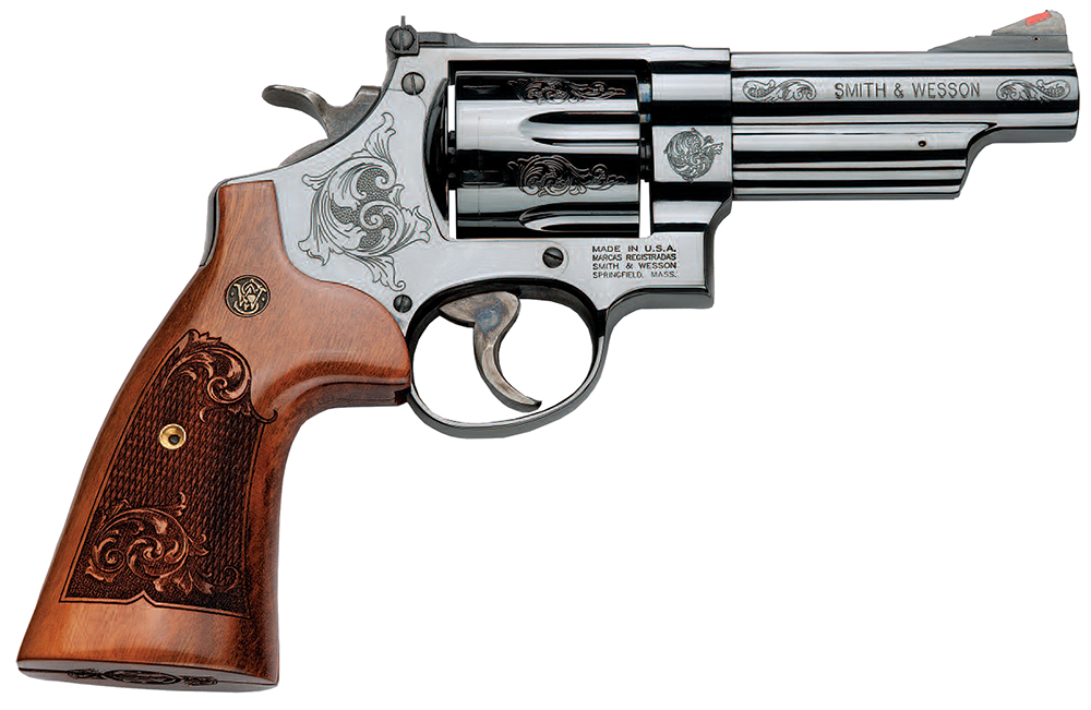 Smith & Wesson 150783 Model 29  44 Rem Mag or 44 S&W Spl Machine Engraved Blued Carbon Steel 4