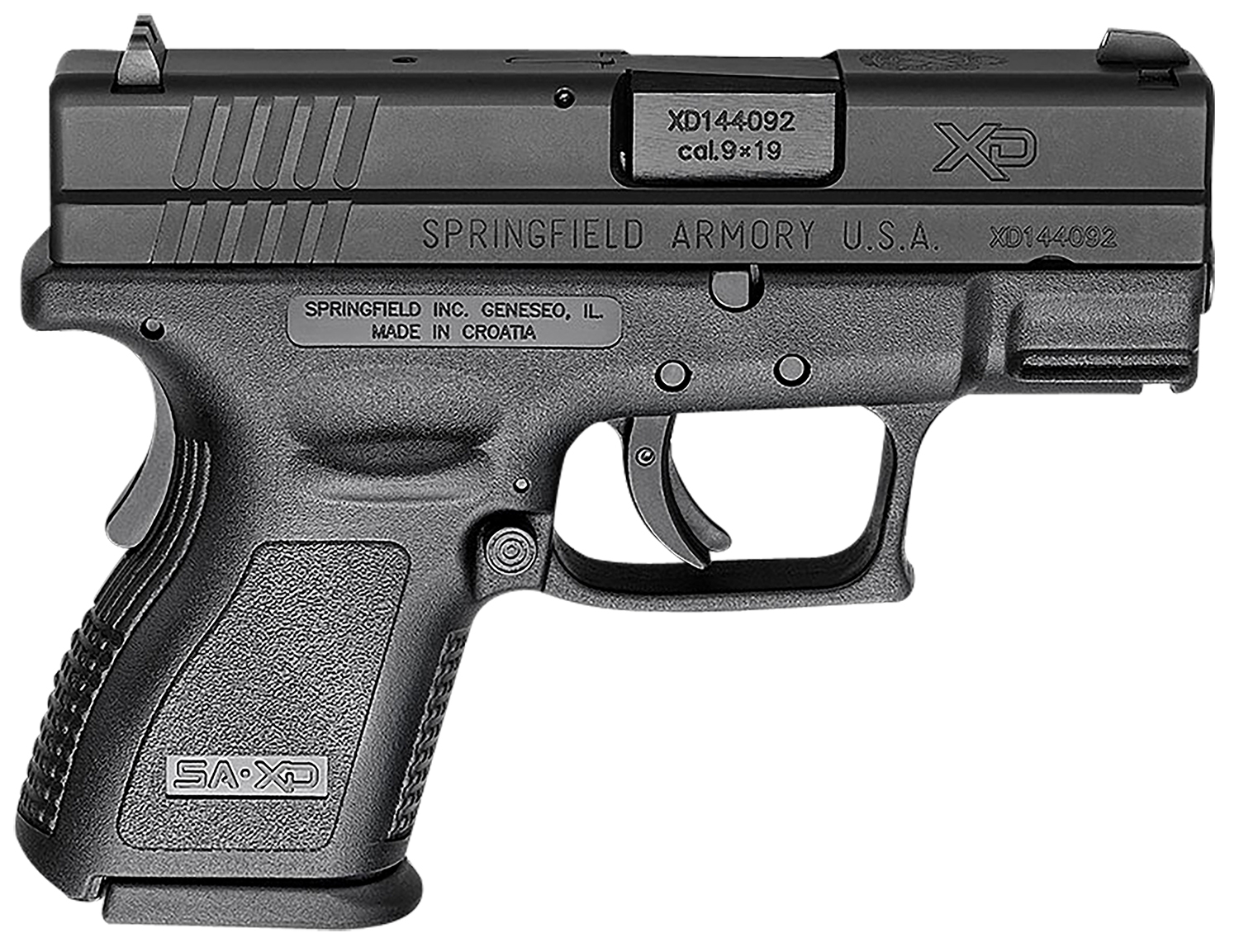 Springfield Armory XD9801 XD Sub-Compact Defender Legacy *CA Compliant 9mm Luger 3