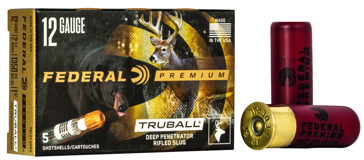 Federal PB127DPRS Premium Vital-Shok TruBall Deep Penetrator 12 Gauge 2.75