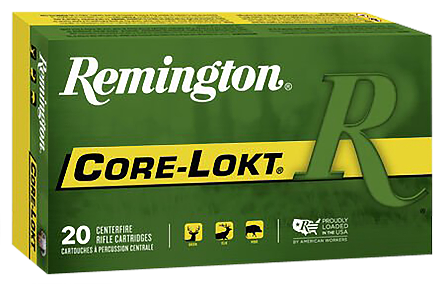Remington Ammunition 27828 Core-Lokt  30-06 Springfield 180 gr 2700 fps Pointed Soft Point Core-Lokt (PSPCL) 20 Bx/10 Cs