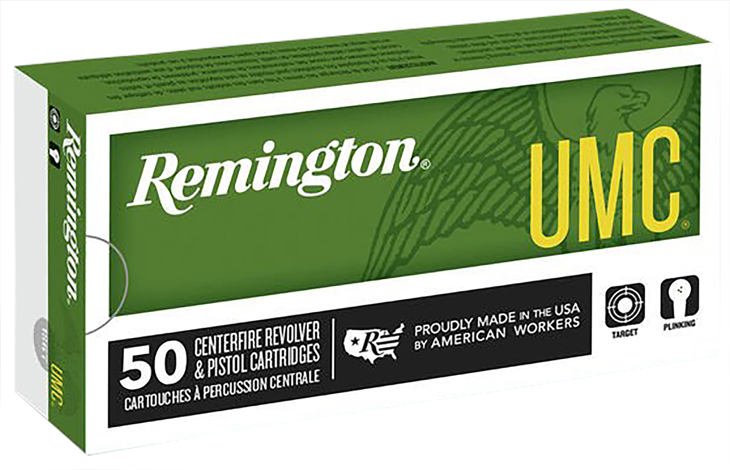 Remington Ammunition 23728 UMC  9mm Luger 115 gr Full Metal Jacket (FMJ) 50 Per Box/ 10 Cs
