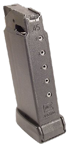 Glock MF36006 OEM  Black Detachable 6rd 45 ACP for Glock 36