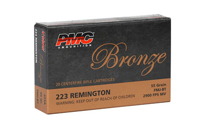 PMC 223 REMINGTON 55GR FMJ-BT 20RD 50BX/CS