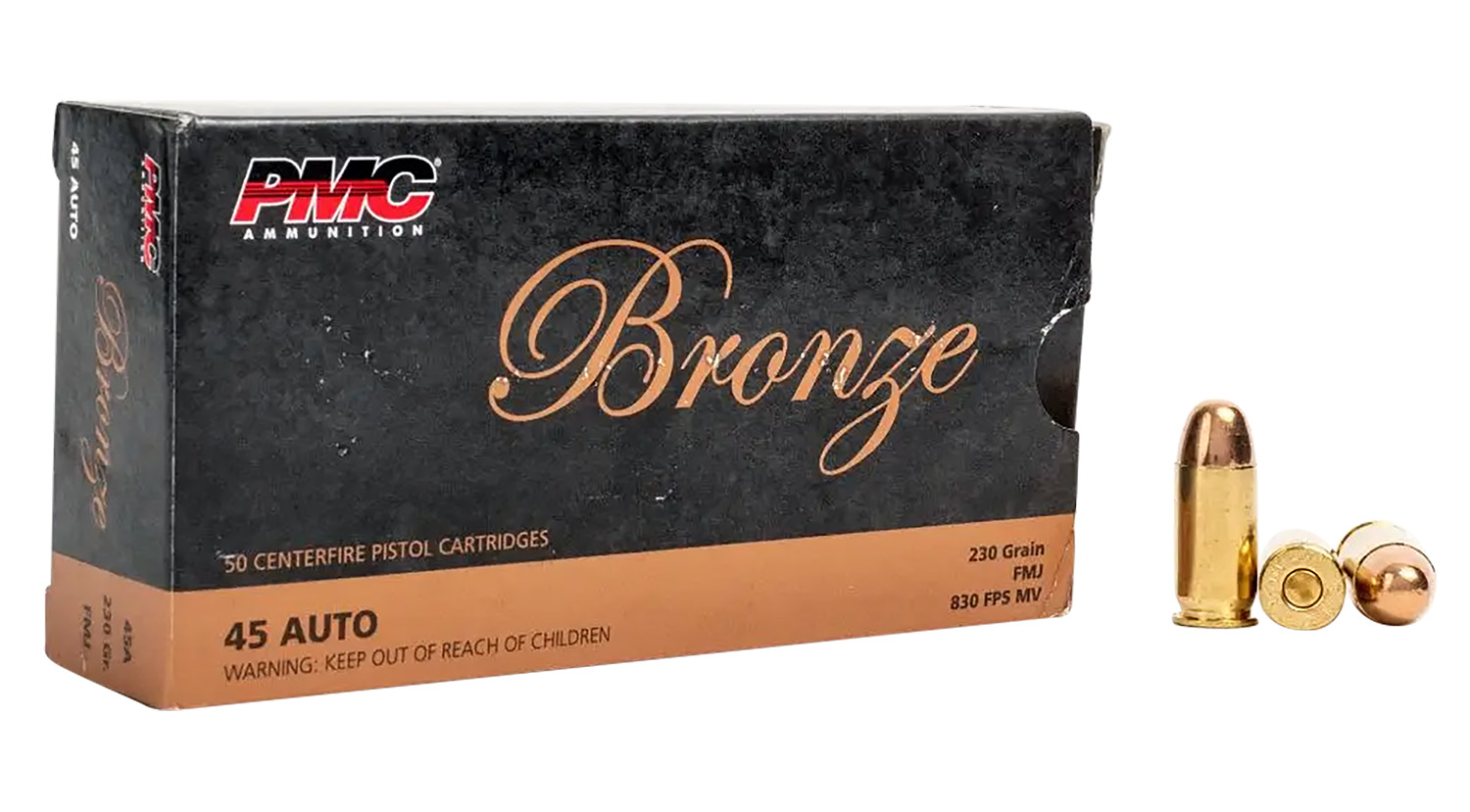 PMC 45 ACP 230GR FMJ-RN 50RD 20BX/CS
