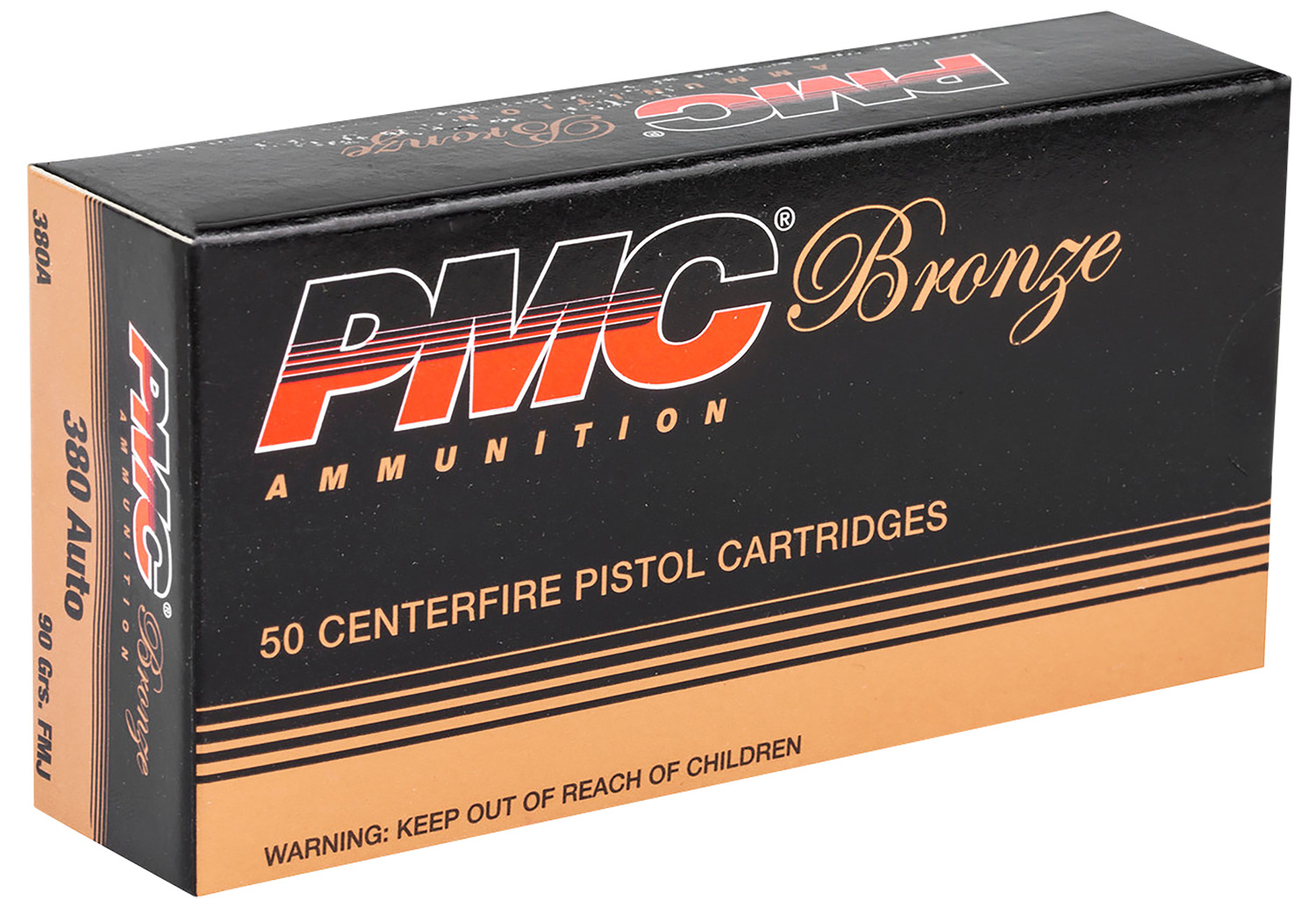 PMC 380ACP 90GR FMJ 50RD 20BX/CS
