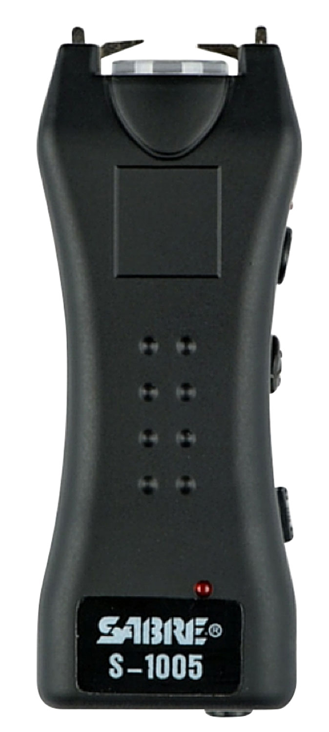 Sabre S1005BK Mini Stun Gun  Black Includes Flashlight/Holster/Wrist Strap