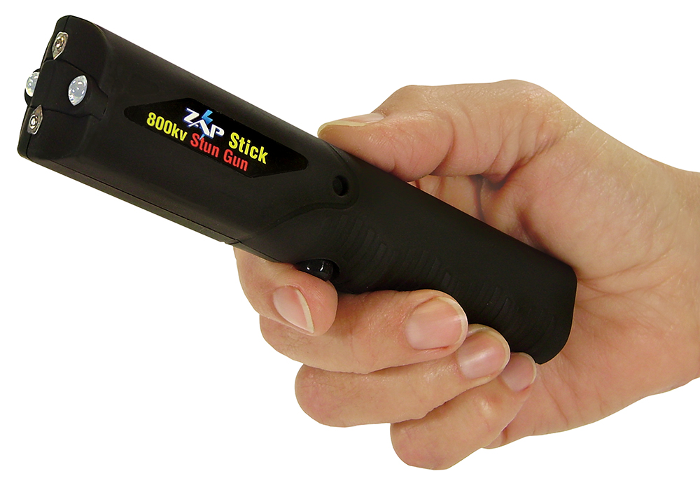 PS ZAP STUN STICK/LIGHT 800 000 BLK