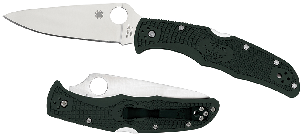 Spyderco C10FPGR Endura 4 Lightweight 3.75