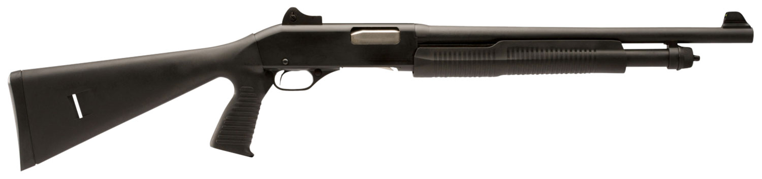 Stevens 320 Security Shotgun  <br>  12 ga. 18.5 in. Black GRS/Pistol Grip