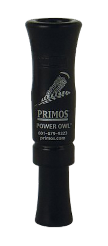 Primos 331 Power Owl Locator Open Call Owl Sounds Barred Owl Sounds Attracts Turkeys Black Acrylic