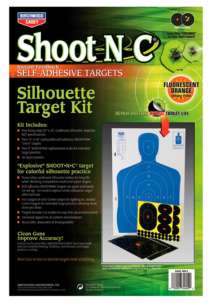 Birchwood Casey Shoot-N-C Silhouette Target Kit