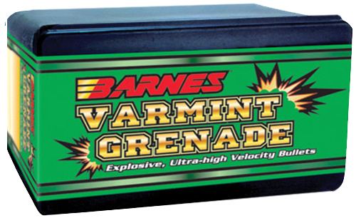 Barnes Varmint Grenade Bullets  <br>  22 Hornet 30 gr. 100 pack