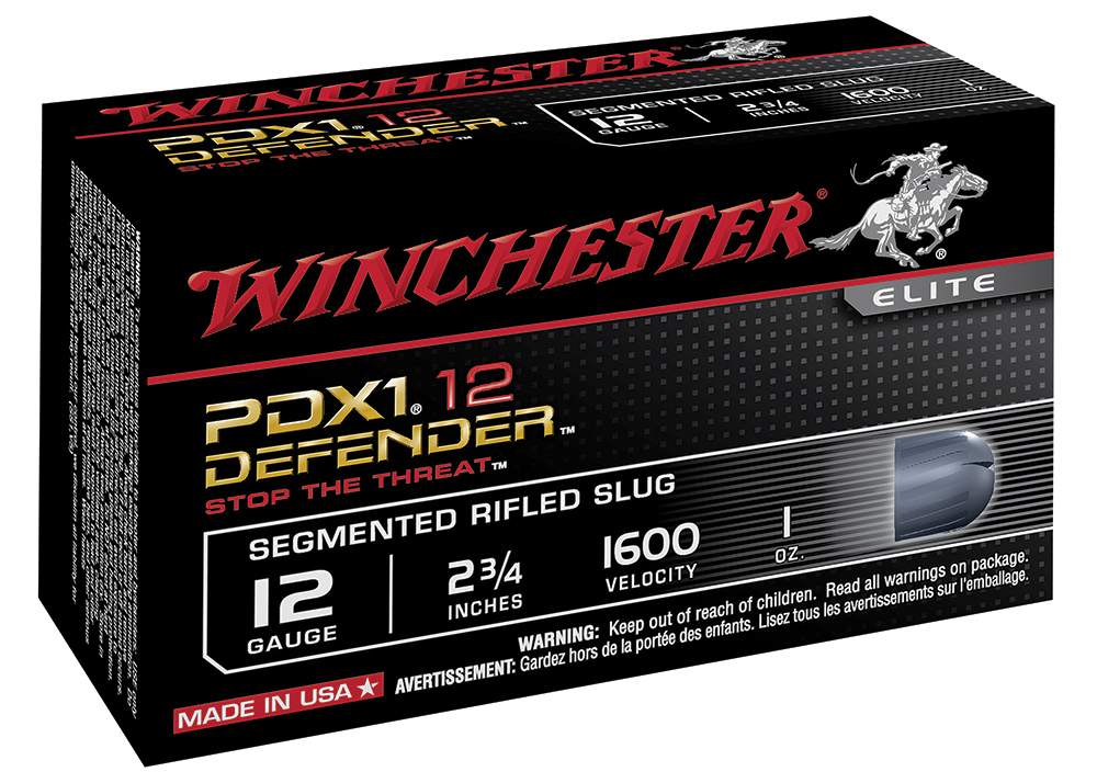 Winchester S12PDX1S Defender Elite PDX1 Rifled Slugs 12 GA, 2-3/4 in