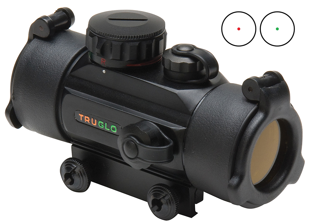 Truglo TG8030DB Dual Color 1x 30mm Obj 5 MOA Red, Green Dot Black CR2032 Lithium