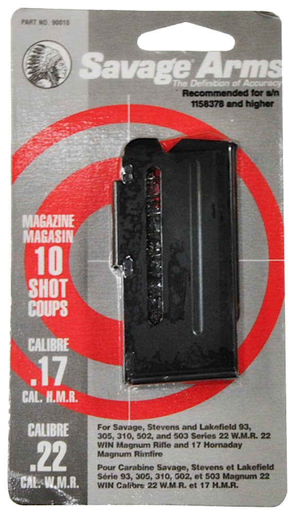 SAVAGE MAGAZINE 93 SERIES .22WMR/.17HMR 10RD BLUED
