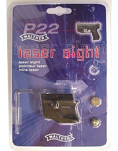 WALTHER P22 RED LASER SIGHT RAIL MOUNT BLACK