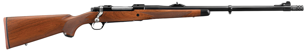 RUGER M77 HAWKEYE AFRICAN W/MBS .300 WIN MAG BLUED
