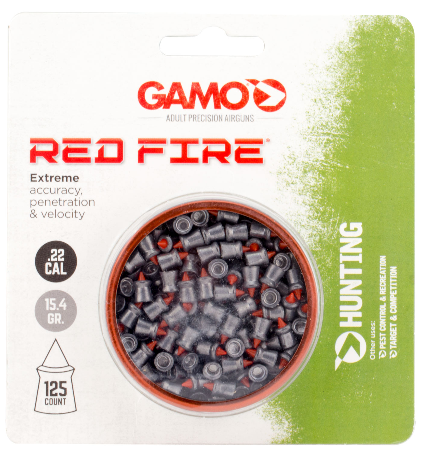 GAMO RED FIRE .22 PELLETS 125CT