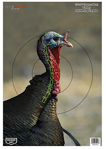 Birchwood Casey Pregame Turkey Target  <br>  12x18 in. 8 pk.