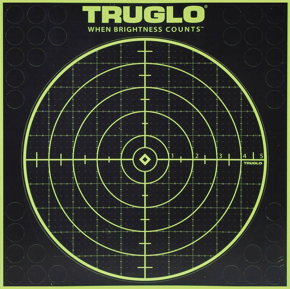 TruGlo TruSee Splatter 100 Yard Target  <br>  Green 12x12 6 pk.