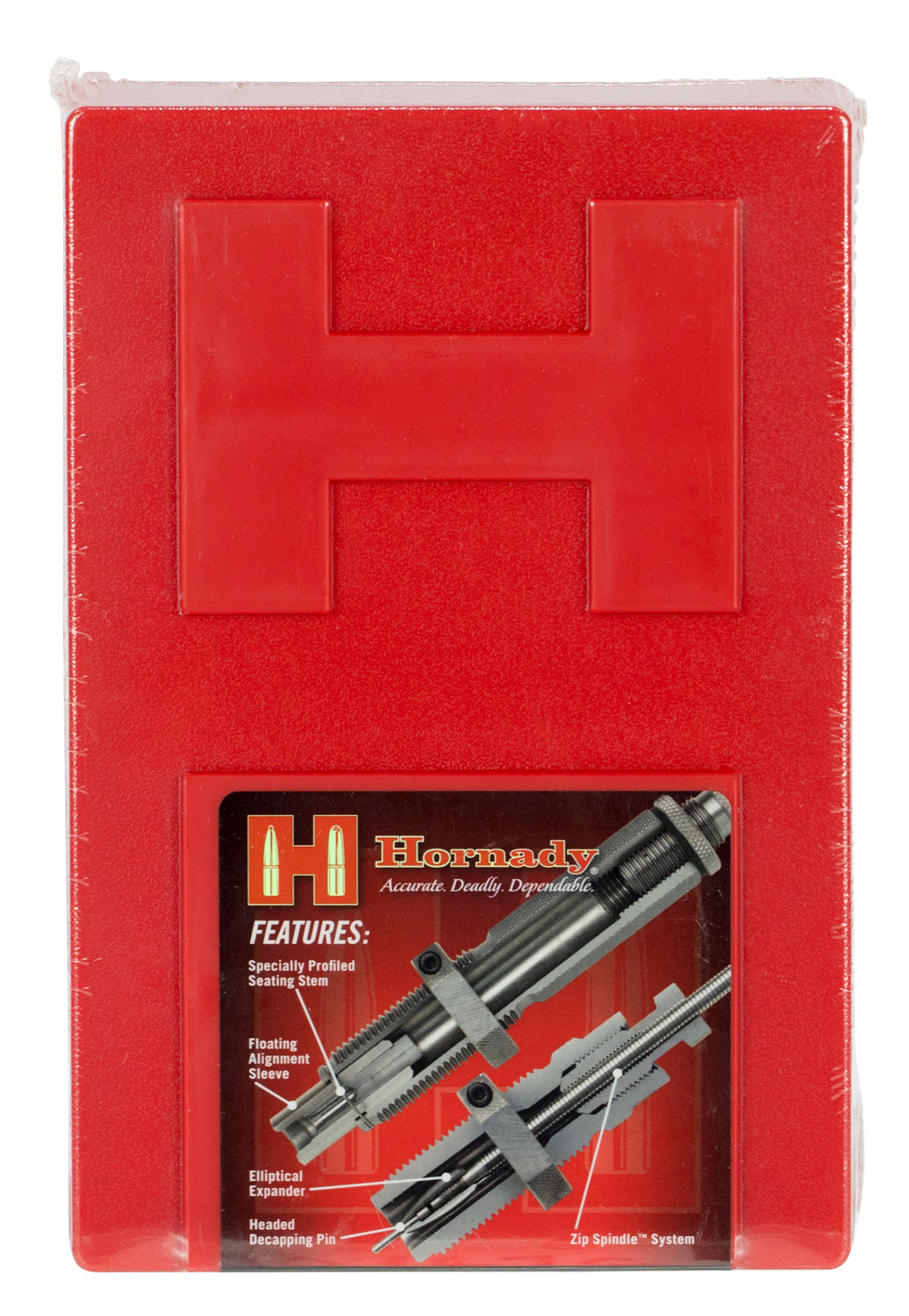 Hornady 546244 Custom Grade Series I 2 Die Set for 243 Win Includes Sizing Seater