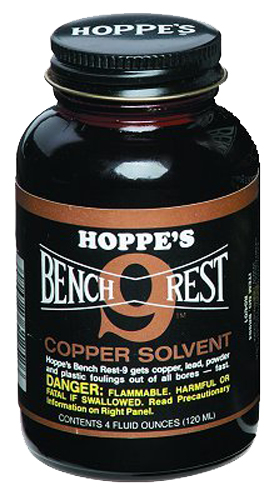 Hoppes BR904 No. 9 Bench Rest Copper Solvent 5oz Bottle